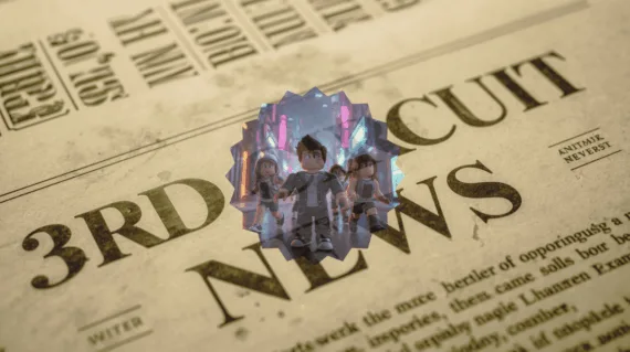 3rd Circuit Roblox News headline featuring gaming avatars in public